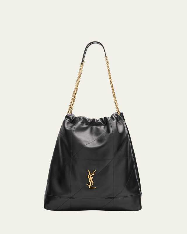 Jamie Large Pochon YSL Shoulder Bag in Quilted Lambskin Leather